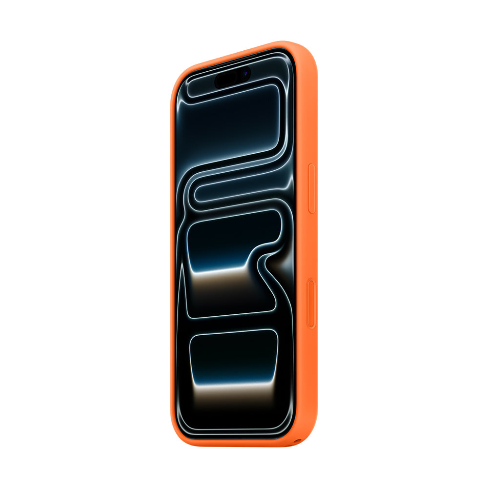 iPhone 17 Pro Maxin MagSafe-silikonikuori - oranssi