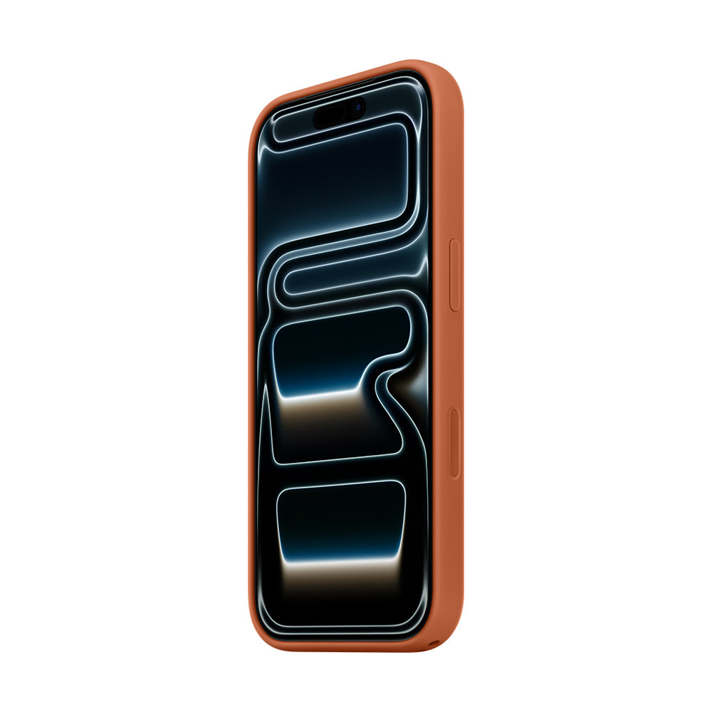 iPhone 17 Pro Maxin MagSafe-silikonikuori - terrakotta