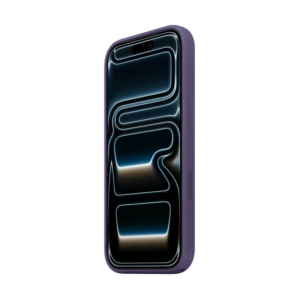 iPhone 17 Pro Maxin MagSafe-silikonikuori - usvanvioletti