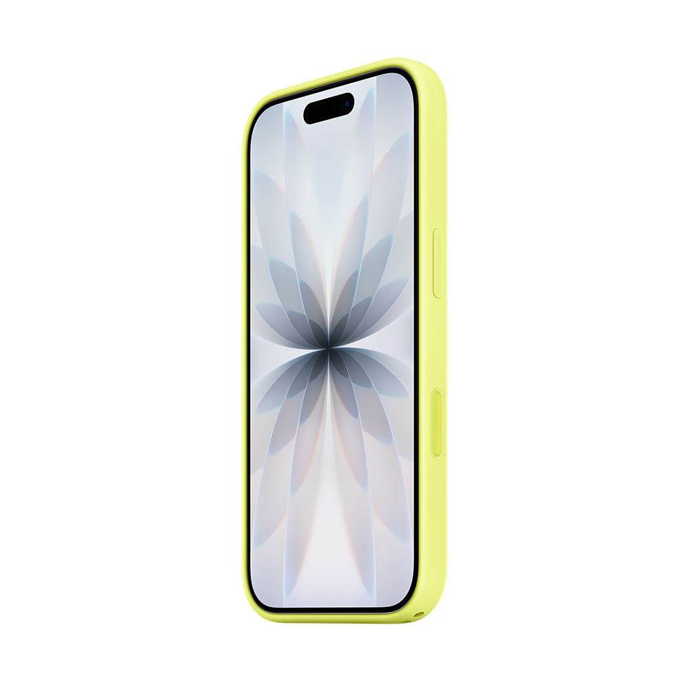 Apple iPhone 17:n MagSafe-silikonikuori - neonkeltainen