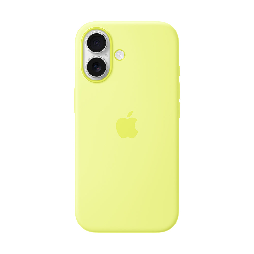 Apple iPhone 17:n MagSafe-silikonikuori - neonkeltainen