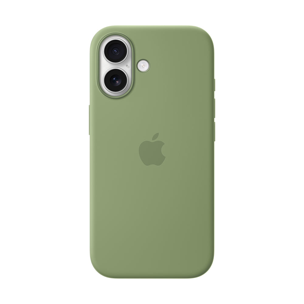 Apple iPhone 17:n MagSafe-silikonikuori - vaalea sammal
