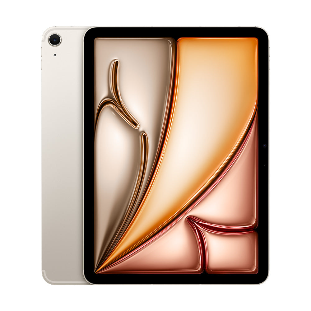 iPad Air 11" Wi-Fi + Cellular 256Gt - tähtivalkea