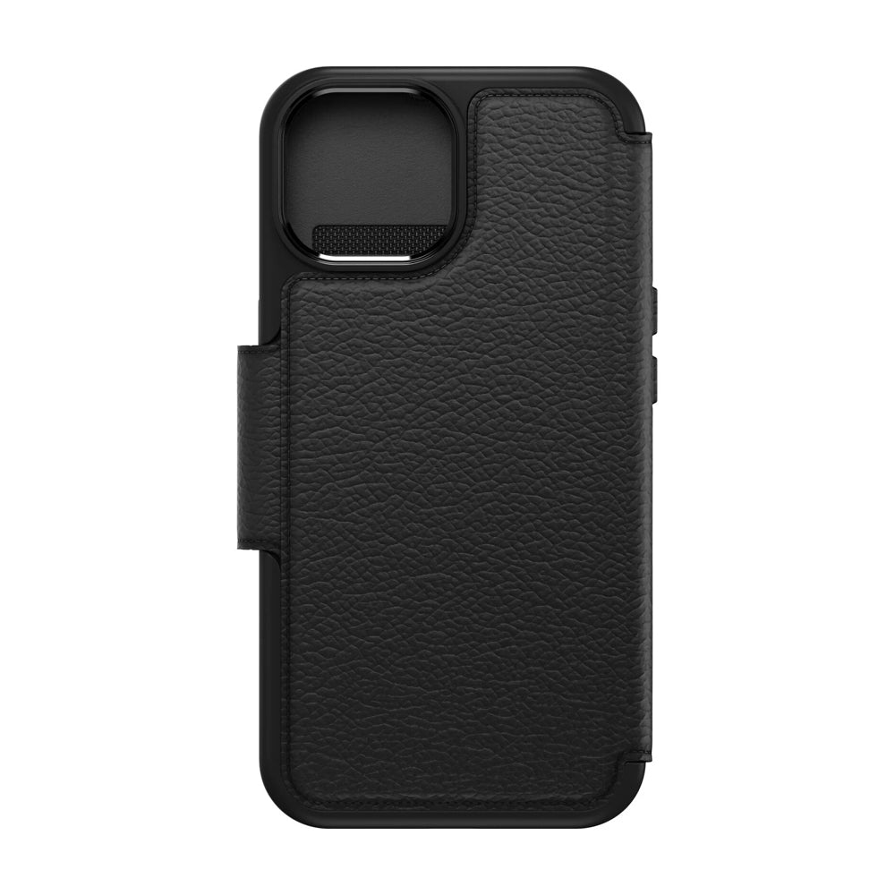 Otterbox Strada MagSafe iPhone 15 lompakkokotelo - musta