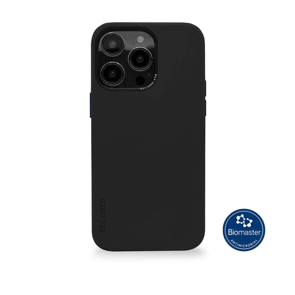 Decoded iPhone 14 Pro silikonikuori MagSafella - musta