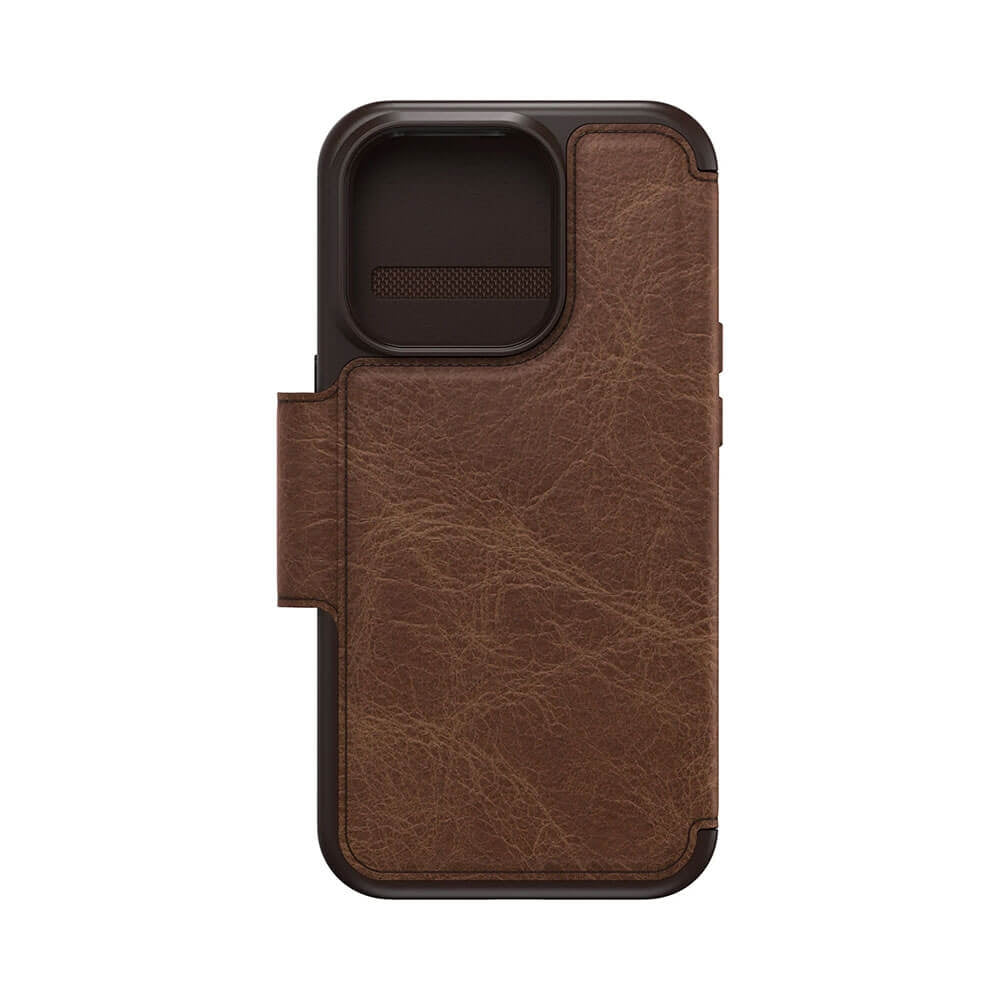 Otterbox Strada iPhone 14 Pro Max lompakkokotelo - ruskea