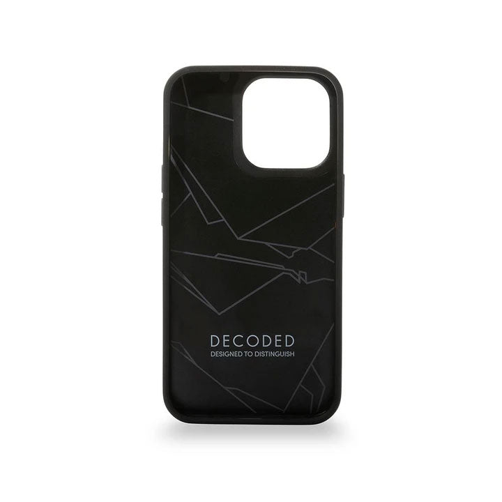 Decoded irroitettava lompakko- ja suojakuori iPhone 13 Pro Max - musta