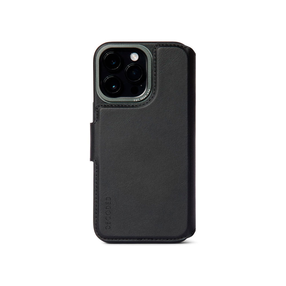 Decoded irroitettava lompakko- ja suojakuori iPhone 14 Pro - musta