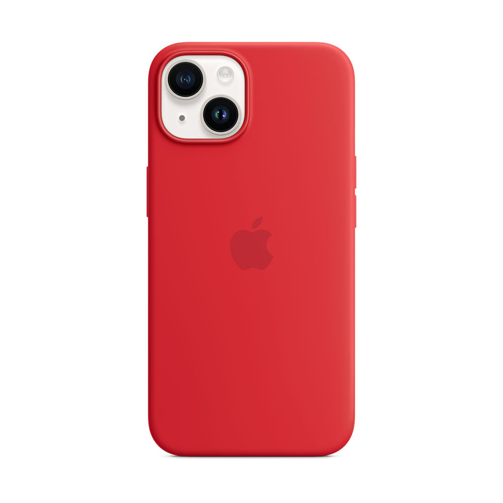 iPhone 14:n MagSafe-silikoni­kuori - punainen