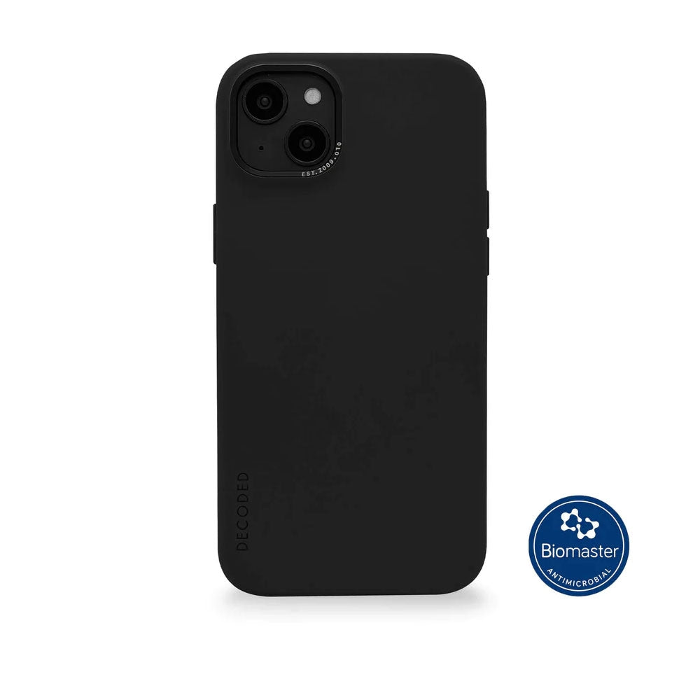 Decoded iPhone 14 silikonikuori MagSafella - musta