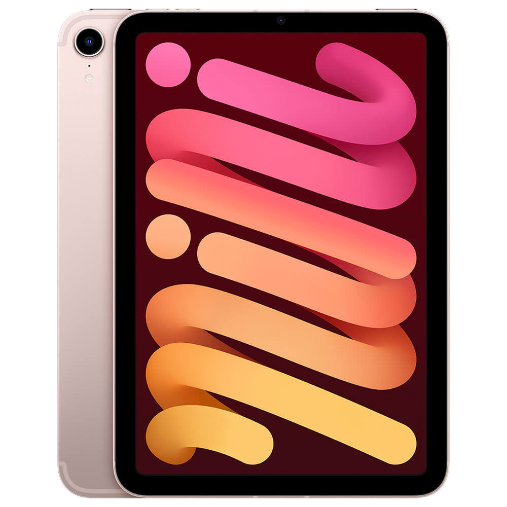iPad mini Wi-Fi + Cellular 64Gt - pinkki