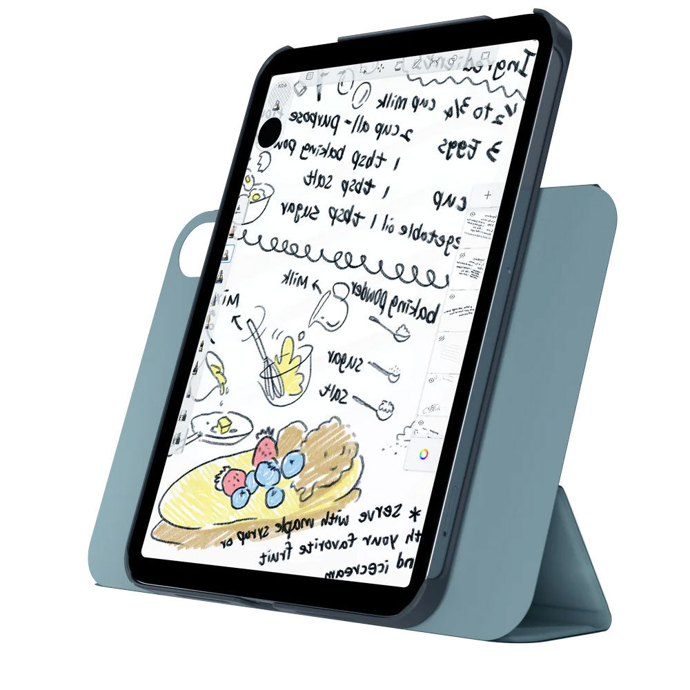 Switcheasy Origami PLUS iPad Mini 6. generaatio suoja, vaaleahko sininen
