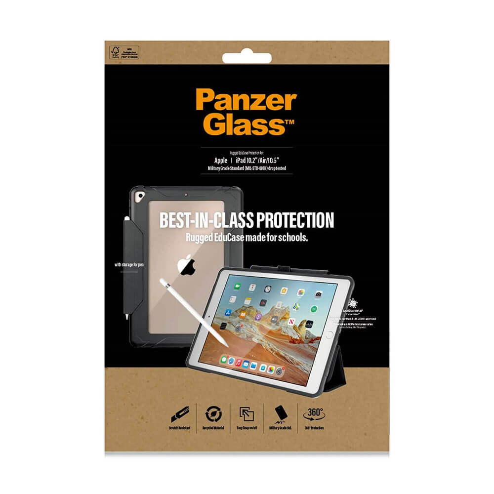 PanzerGlass Rugged Flip cover suoja iPad 10,2" - suojus