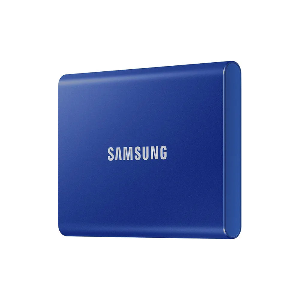Samsung T7 -ulkoinen SSD-levy, 2 Tt - sininen