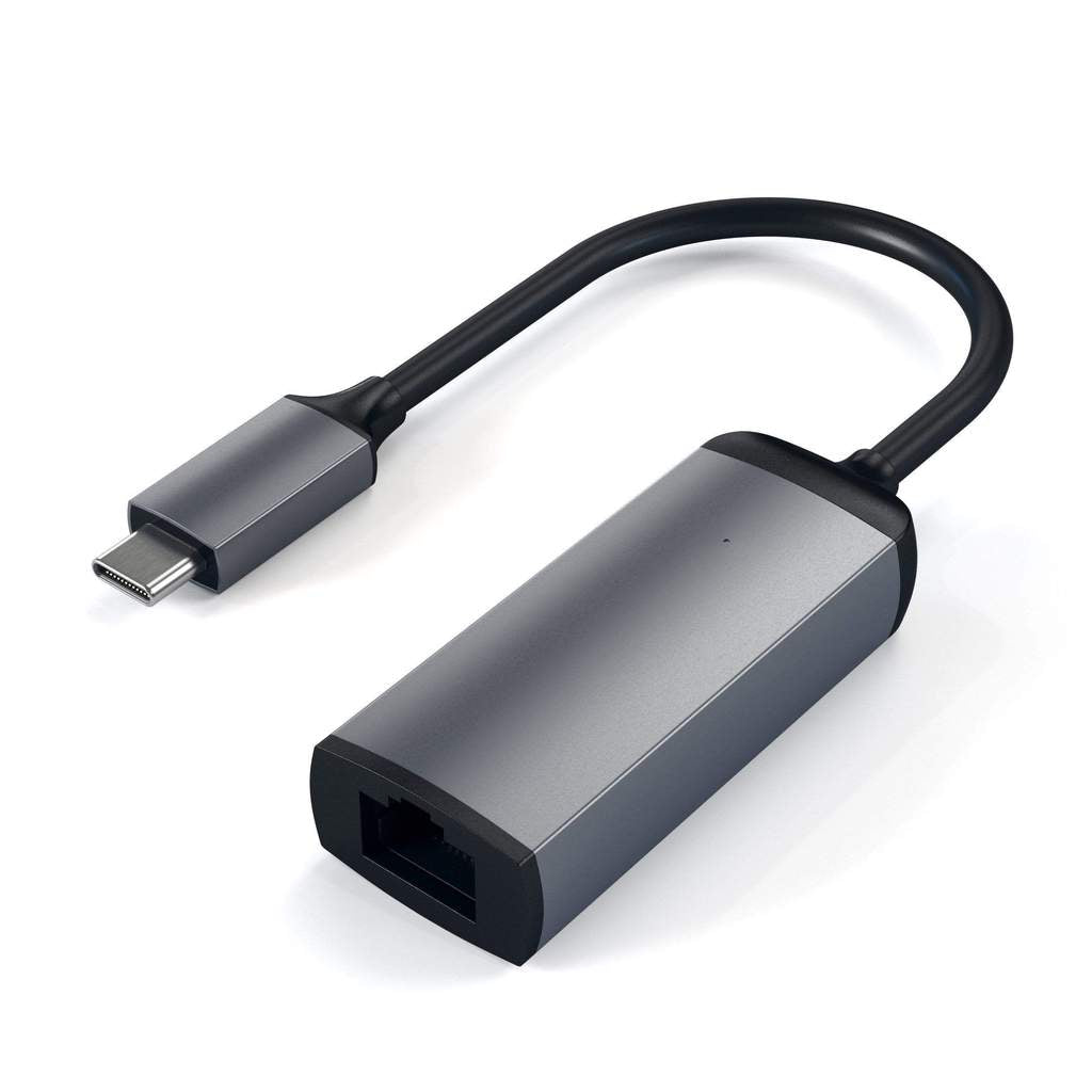 Satechi USB-C to Ethernet -sovitin - tähtiharmaa