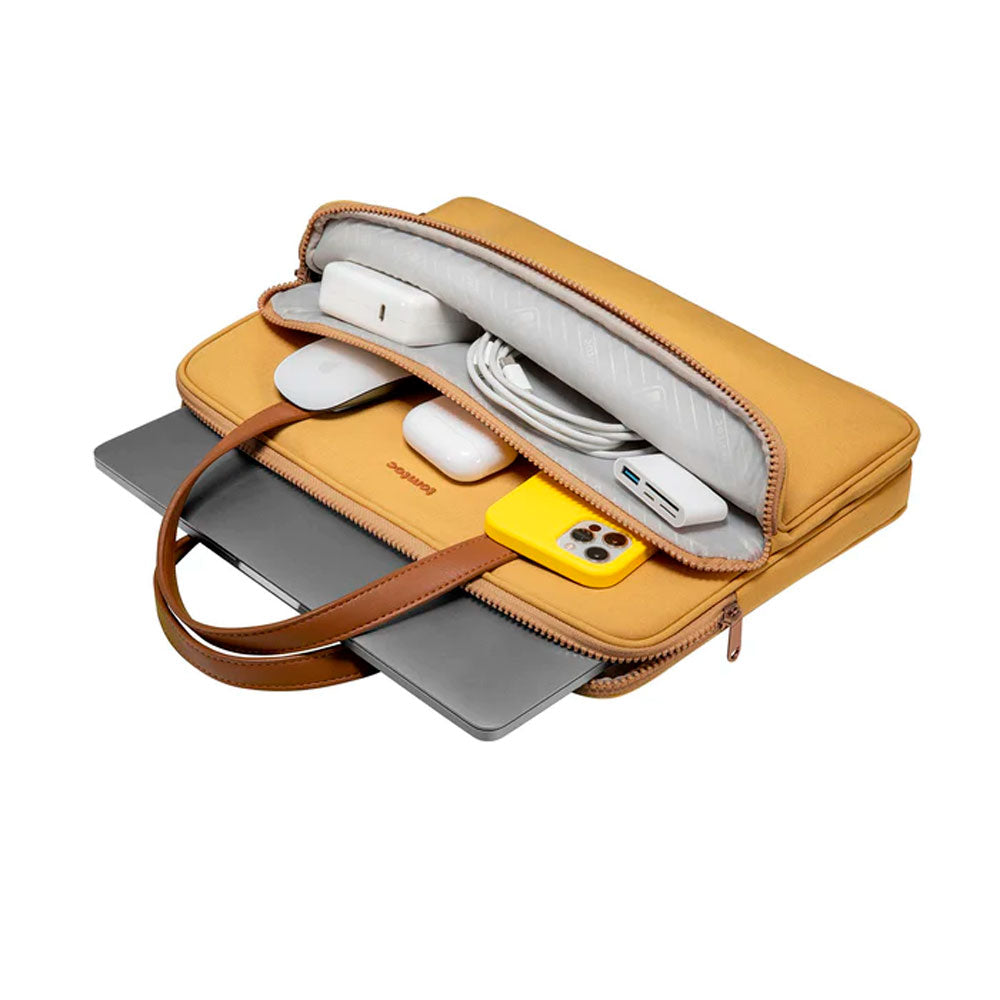 Tomtoc The Her-H21 laukku 14" MacBook Prolle - keltainen